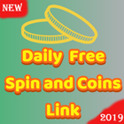 Daily Free Spin and Coins Link 2019 icône