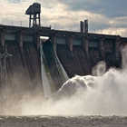 Conception du barrage icône