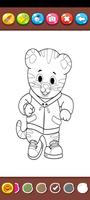 Dani Tiger Coloring Book Ekran Görüntüsü 2