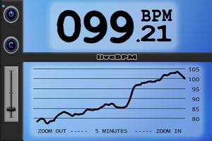 برنامه‌نما liveBPM - Beat Detector عکس از صفحه