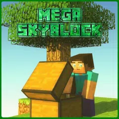 MAP Mega Skyblock for MCPE
