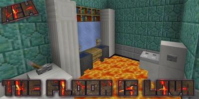 MAP The Floor Is Lava FOR Minecraft PE poster