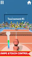 Stickman Tennis Clash 3D Game syot layar 3