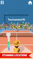 Stickman Tennis Clash 3D Game syot layar 2