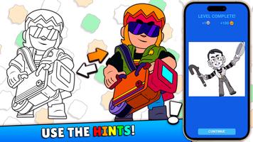 Coloring Heroes of Brawl Stars 스크린샷 1