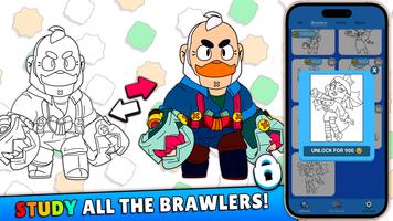 Coloring Heroes of Brawl Stars 스크린샷 2