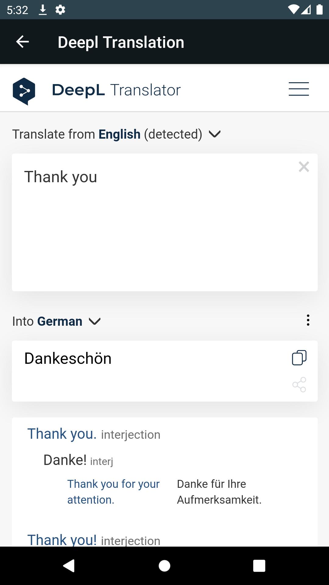 Deep переводчик