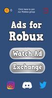 Ads for Robux poster