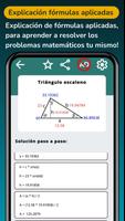 Calculadora geometría formulas captura de pantalla 1