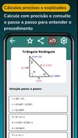 Calculadora geometria solução imagem de tela 3