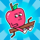 Apple and Onion flying game آئیکن