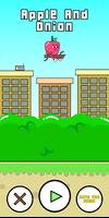 Apple and Onion flying game پوسٹر