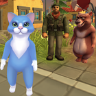 Cat Kungfu Fight Pet Simulator icône
