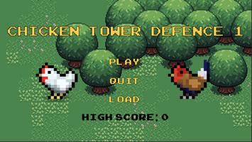 Chicken Tower Defence 1 Affiche
