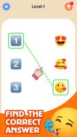 Iphone Emoji Puzzle - connect pairs of emoticons poster