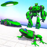 Frog Robot Car Game: Robot Transforming Games icône