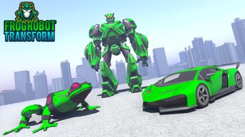 Frog Robot Car Game: Robot Transforming Games الملصق