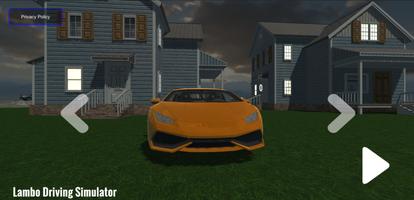 Lamborghini Driving Simulator Affiche