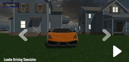 Lamborghini Driving Simulator اسکرین شاٹ 2