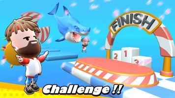 Little Guys : Run Race 3D plakat