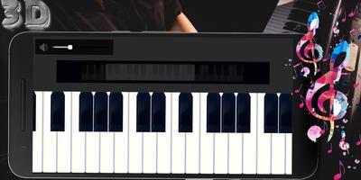 Real Keyboard Piano Affiche