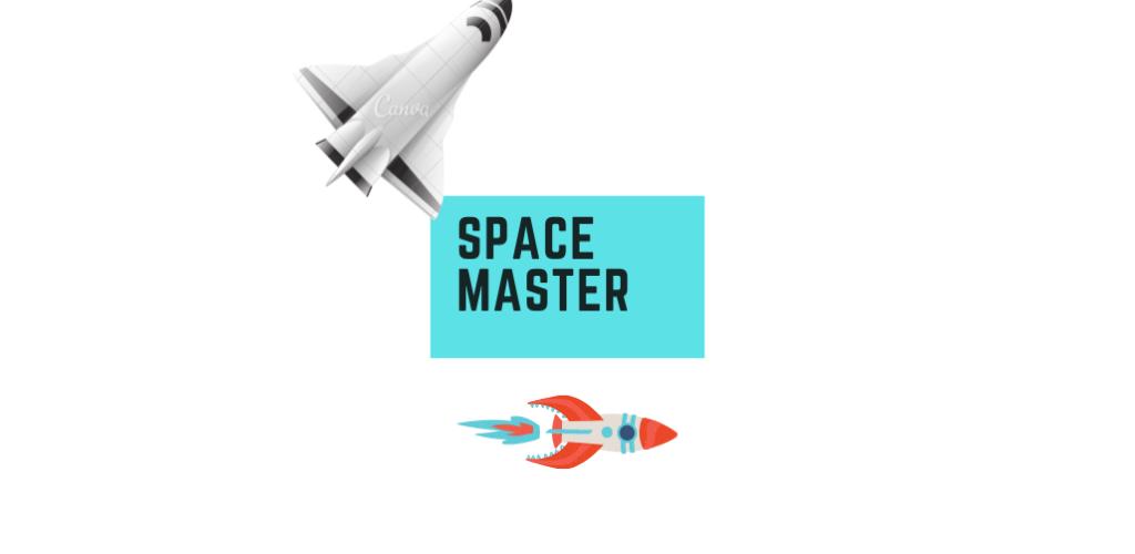 Space Shooter title. Spacious Master.