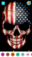 America Tattoo Color by Number 截图 2