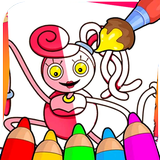 Huggy Coloring Mommy Playtime icon