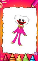 Huggy Coloring Mommy Playtime poster