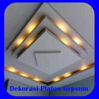 Gypsum ceiling decorations poster