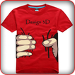 크리 에이 티브 셔츠 디자인 3D