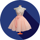 Платье модный дизайн иконка
