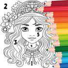 ikon Princess Coloring