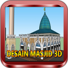 DESAIN MASJID 3D ไอคอน