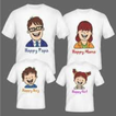 Desain Kaos couple keluarga