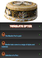 Muslim cap designs poster