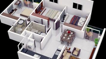 3D House Design capture d'écran 1