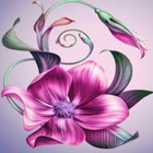 Design floral icône