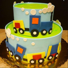 어린이 생일 케이크 디자인 아이콘