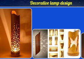 Decorative lamp design plakat