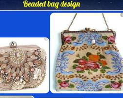 Beaded bag design plakat