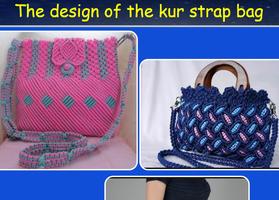 The design of the kur strap bag plakat