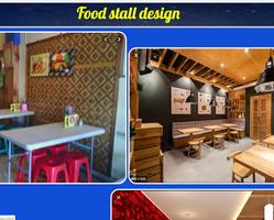 Food stall design 海报