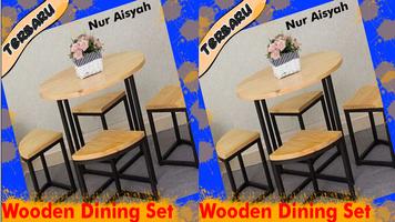 Design Wooden Dining Set poster