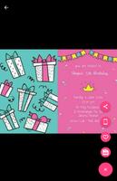 Design A Birthday Invitation ภาพหน้าจอ 2