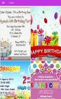 Design A Birthday Invitation Affiche