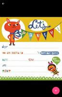 Design A Birthday Invitation Ekran Görüntüsü 1