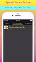 Design Cabinet 3D پوسٹر