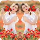 Spiegeln Sie Photo Editor Zeichen
