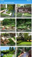 Idéias de design de jardim Cartaz
